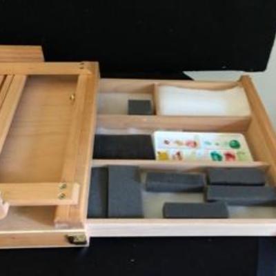 Artist Tabletop Easel Painting 