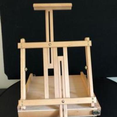 Artist Tabletop Easel Painting 