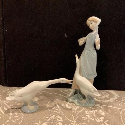 Lladro Goose Collection Lot