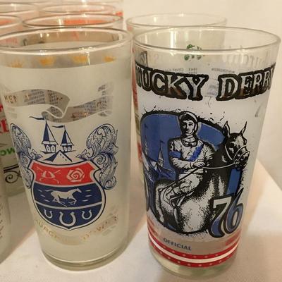 Lot 67 - Kentucky Derby 28 Glasses