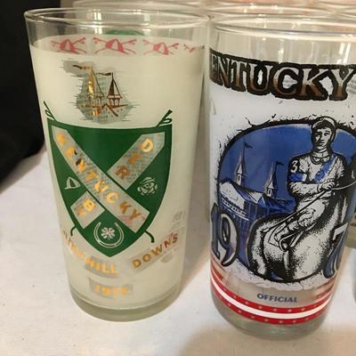 Lot 67 - Kentucky Derby 28 Glasses