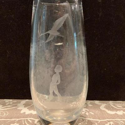Crystal Vase and Pitchers Lot
