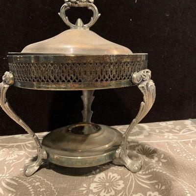 Silver-plate chaffing Dish Lot