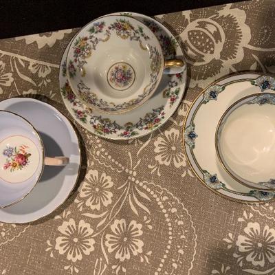 Twelve Beautiful Cup and Saucer Lot