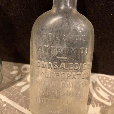 Glass Bottles Lot