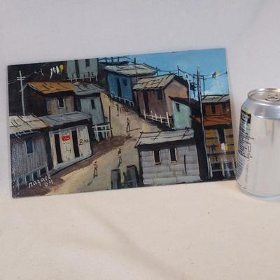 Nazare Street Painting - Original Oil