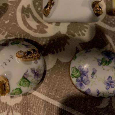 Porcelain Jewelry Box Lot