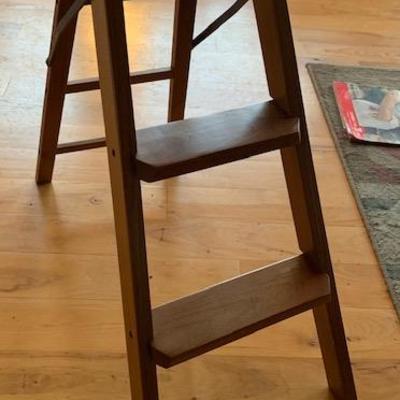 Folding ladder chair