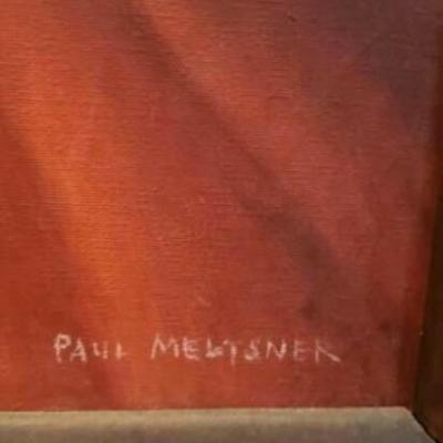 Paul Meltsner Signed Original Framed Oil Painting