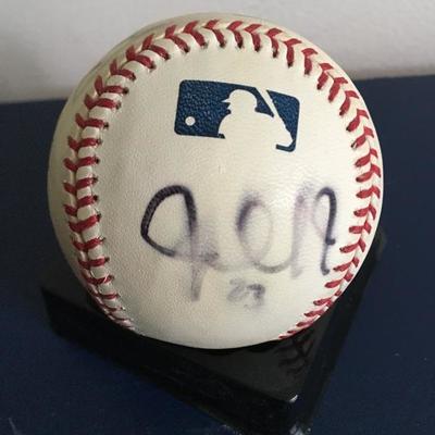 Autographed MLB Vintage Baseball Signed by Multiple Players 