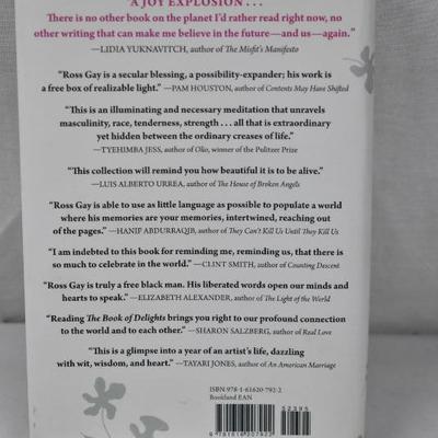 Hardcover Book: The Book of Delights. Essays by Ross Gay - New