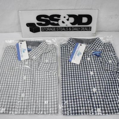 2 Plaid Dress Shirts for Kids size 4 by Southbound - New