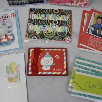 28 Greeting Cards with Envelopes - Retail $28 - New