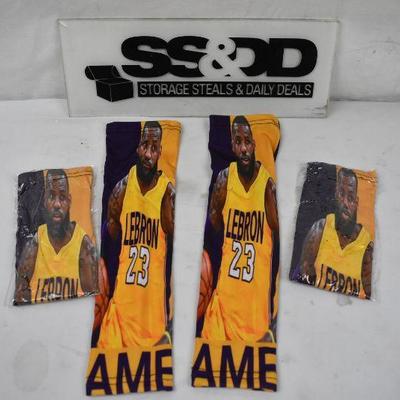Arm Sleeves, LeBron James, Qty 4 - New