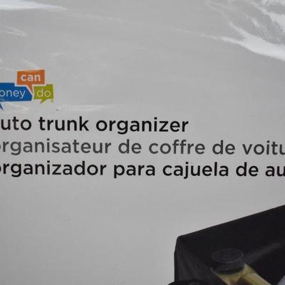 Folding Car Trunk Organizer, Black - New
