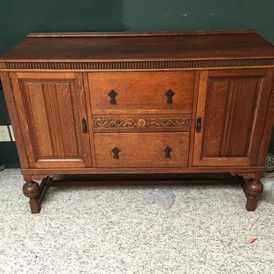 F-112  antique Spanish revival  Buffet/Sideboard