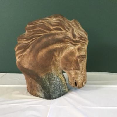 F-113 Ceramic Horse Head Sculpture