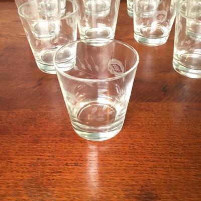 F-116 11 Crystal lowball glasses