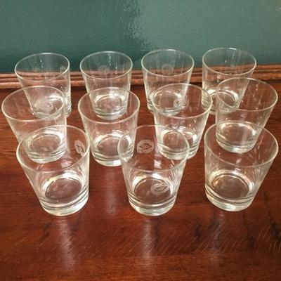 F-116 11 Crystal lowball glasses