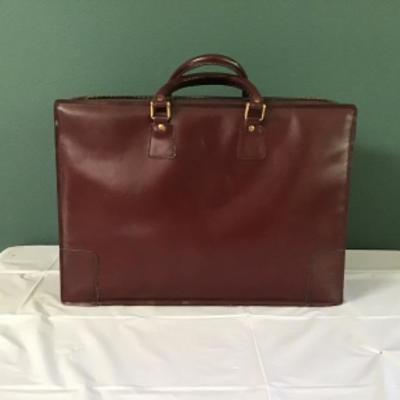 F-123 Pegasus Top Grain Cow Hide Leather Briefcase