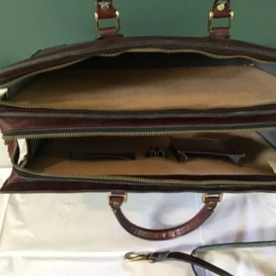 F-123 Pegasus Top Grain Cow Hide Leather Briefcase