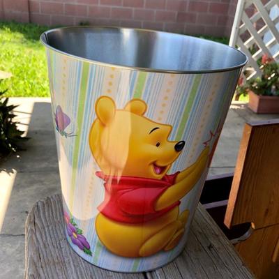Disney Winnie the Pooh metal trash can