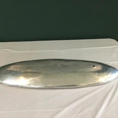 F-132 Large Oblong Aluminum Centerpiece Bowl, Made in Mexico