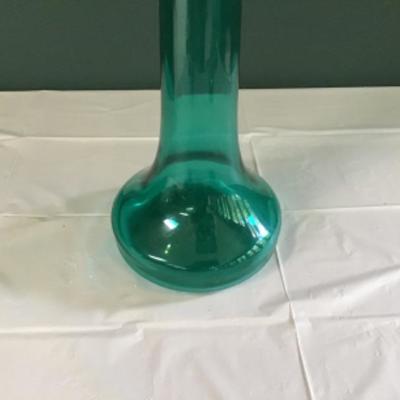 F-138 Tall Heavy Handblown Glass Vase