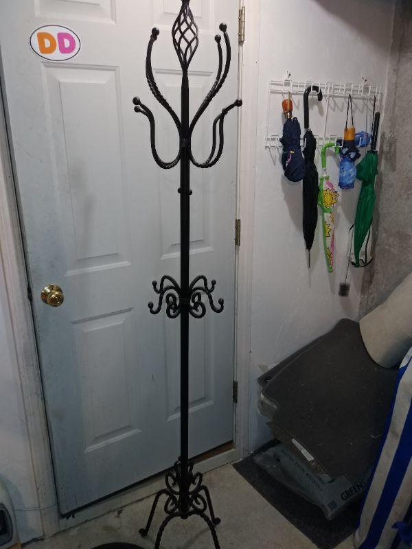 Wrought Iron Coat Tree