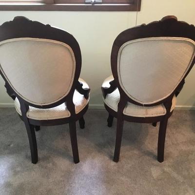 L-102 Pair of Victorian parlor chairs