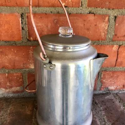 Percolator coffee pot, Comet Aluminum