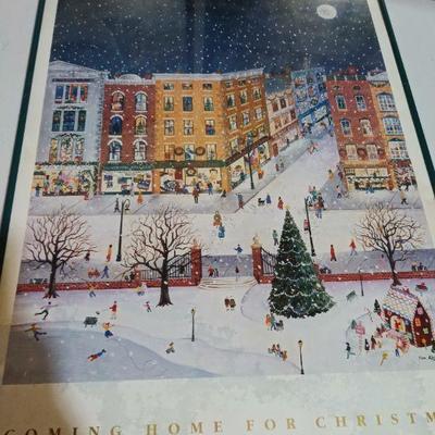 Lot 3 Christmas prints by Tom Kelly