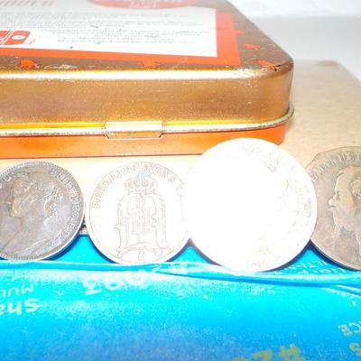 4- Mix Foriegn 1800's coins/ Queen Victoria/ King George/Irish