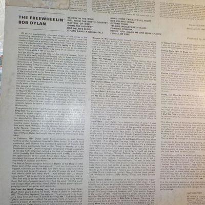 " Bob Dylan" album " THE FREEWHEELIN"  1st.