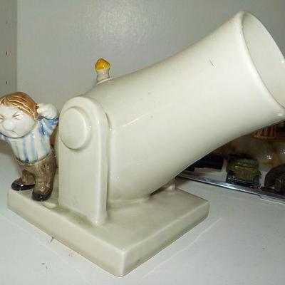 Fitz and Floyd "  Explosion here it comes" Figurine 1978.