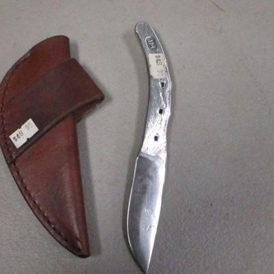 Lot 58 - Handmade Knife With Sheath 