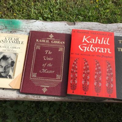 Book Lot, 6 books, Kahlil Gibran Philosopher Poet Lebanese-American 