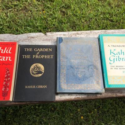 Book Lot, 6 books, Kahlil Gibran Philosopher Poet Lebanese-American 