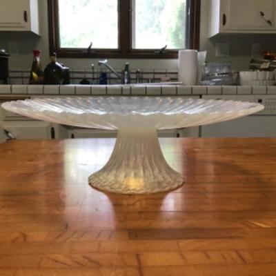 K-108 Vintage Opalescent Cake / Pie Stand