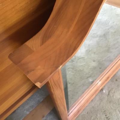 B1-106 Large Knotty Pine Hanging Mirror