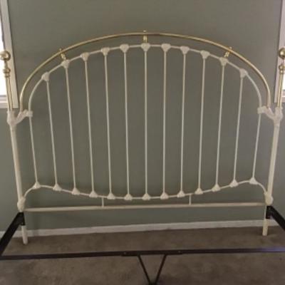 B2-101 Cal King Wrought Iron & Brass Bed