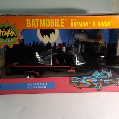 Batmobile with Batman and Robin / 1960's Replica (In Box)