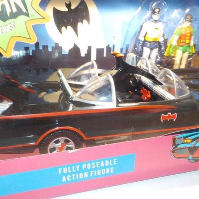 Batmobile with Batman and Robin / 1960's Replica (In Box)