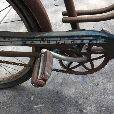 P-117 Vintage mariner 20 inch girls bike, restoration project