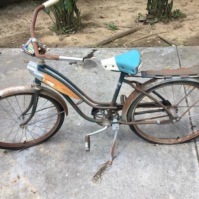 P-117 Vintage mariner 20 inch girls bike, restoration project