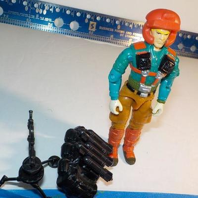 G.I. Joe / Downtown Figure w/ bp and stand.