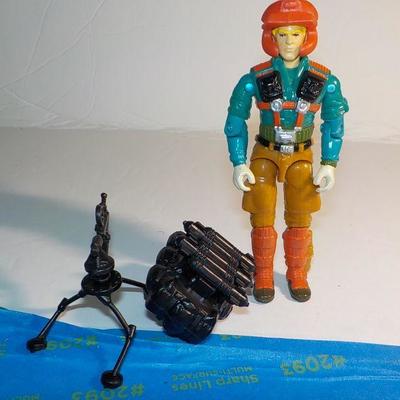G.I. Joe / Downtown Figure w/ bp and stand.