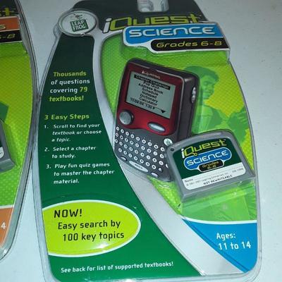 Lot 2 leap pads, cartridges, bags