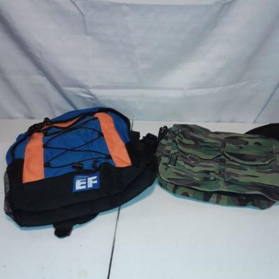 Lot of bags and backpacks