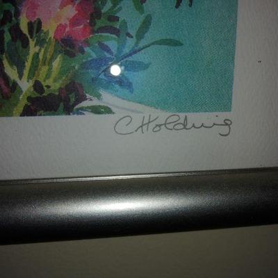 Two Island prints by C. Holding